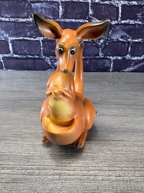 Vintage Josef Original Ceramic Rocking Kangaroo